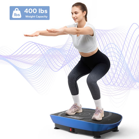 Vibration Plate Exercise Machine, Whole Body Shake Plate Exercise Machine with Remote Control